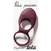 Бордовое эрекционное виброкольцо Daydream - Lola Games - в Черкесске купить с доставкой