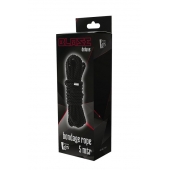 Черная веревка для шибари DELUXE BONDAGE ROPE - 5 м. - Dream Toys - купить с доставкой в Черкесске