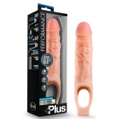 Телесный реалистичный фаллоудлинитель 9 Inch Silicone Cock Sheath Penis Extender - 22,86 см. - Blush Novelties - в Черкесске купить с доставкой
