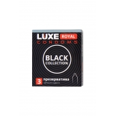 Черные презервативы LUXE Royal Black Collection - 3 шт. - Luxe - купить с доставкой в Черкесске