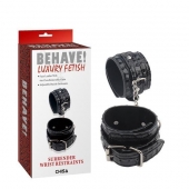 Черные наручники Surrender Wrist Restraints - Chisa - купить с доставкой в Черкесске