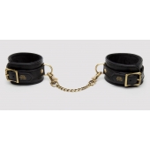 Черные оковы на ноги Bound to You Faux Leather Ankle Cuffs - Fifty Shades of Grey - купить с доставкой в Черкесске