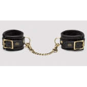 Черные наручники Bound to You Faux Leather Wrist Cuffs - Fifty Shades of Grey - купить с доставкой в Черкесске