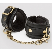 Черные наручники Bound to You Faux Leather Wrist Cuffs - Fifty Shades of Grey - купить с доставкой в Черкесске
