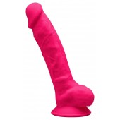 Розовый фаллоимитатор-реалистик Premium Dildo 7  Model 1 Premium - 17,5 см. - Adrien Lastic