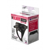 Черный пояс для насадок CLASS STRAP Restyling - LOVETOY (А-Полимер) - купить с доставкой в Черкесске