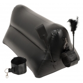 Надувная любовная подушка Portable Triangle Cushion с аксессуарами - Orion - купить с доставкой в Черкесске