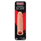Телесная насадка EXTENDER WITH BALL STRAP 6.5 - 17 см. - Dream Toys - в Черкесске купить с доставкой