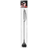 Черный стек с наконечником-сердечком - 54 см. - Notabu - купить с доставкой в Черкесске