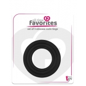 Набор из 3 эрекционных колец SILICONE COCKRINGS - Dream Toys - в Черкесске купить с доставкой