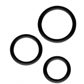 Набор из 3 эрекционных колец SILICONE COCKRINGS - Dream Toys - в Черкесске купить с доставкой