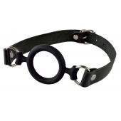 Черный кляп-рамка на регулируемых ремешках - Sitabella - купить с доставкой в Черкесске