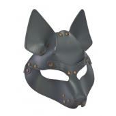 Серая маска Wolf с клепками - Sitabella - купить с доставкой в Черкесске