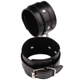 Черные оковы Classic Ankle Cuffs - Chisa - купить с доставкой в Черкесске