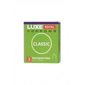 Гладкие презервативы LUXE Royal Classic - 3 шт. - Luxe - купить с доставкой в Черкесске