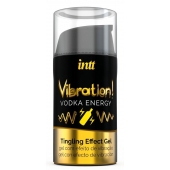 Жидкий интимный гель с эффектом вибрации Vibration! Vodka Energy - 15 мл. - INTT - купить с доставкой в Черкесске