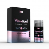 Жидкий интимный гель с эффектом вибрации Vibration! Bubble Gum - 15 мл. - INTT - купить с доставкой в Черкесске