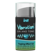 Жидкий интимный гель с эффектом вибрации Vibration! Gin   Tonic - 15 мл. - INTT - купить с доставкой в Черкесске