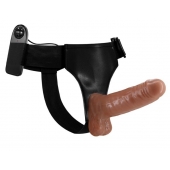 Страпон на трусиках с вибрацией Ultra Passionate Harness - 16 см. - Baile - купить с доставкой в Черкесске