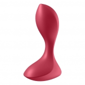 Красный вибромассажёр простаты Satisfyer Backdoor Lover - 14 см. - Satisfyer - в Черкесске купить с доставкой