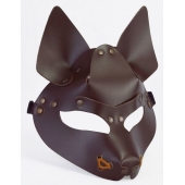 Коричневая маска Wolf - Sitabella - купить с доставкой в Черкесске