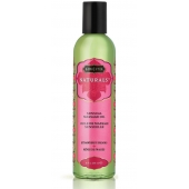 Массажное масло Naturals Strawberry Dreams с ароматом клубники - 236 мл. - Kama Sutra - купить с доставкой в Черкесске