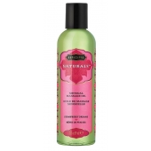 Массажное масло Naturals Strawberry Dreams с ароматом клубники - 59 мл. - Kama Sutra - купить с доставкой в Черкесске