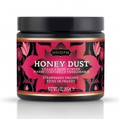 Пудра для тела Honey Dust Body Powder с ароматом клубники - 170 гр. - Kama Sutra - купить с доставкой в Черкесске