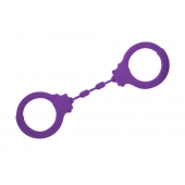 Фиолетовые силиконовые поножи Limitation - Lola Games - купить с доставкой в Черкесске
