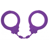 Фиолетовые силиконовые поножи Limitation - Lola Games - купить с доставкой в Черкесске