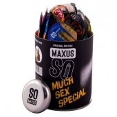 Текстурированные презервативы в кейсе MAXUS So Much Sex - 100 шт. - Maxus - купить с доставкой в Черкесске