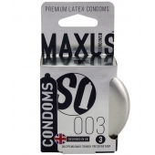 Экстремально тонкие презервативы в железном кейсе MAXUS Extreme Thin - 3 шт. - Maxus - купить с доставкой в Черкесске