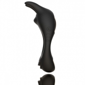 Черное эрекционное кольцо с двумя моторами Zeus Dual Vibe Cock Ring - FeelzToys - в Черкесске купить с доставкой