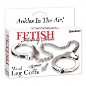 Металлические наручники Metal Leg Cuffs - Pipedream - купить с доставкой в Черкесске