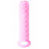 Розовый фаллоудлинитель Homme Long - 13,5 см. - Lola Games - в Черкесске купить с доставкой