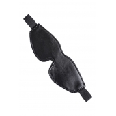 Черная маска Anonymo из искусственной кожи - ToyFa - купить с доставкой в Черкесске