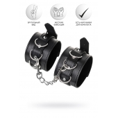 Черные оковы Anonymo из искусственной кожи - ToyFa - купить с доставкой в Черкесске