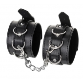 Черные оковы Anonymo из искусственной кожи - ToyFa - купить с доставкой в Черкесске