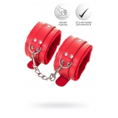 Красные оковы Anonymo из искусственной кожи - ToyFa - купить с доставкой в Черкесске