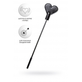 Черный стек со шлепком в форме сердца Anonymo - 35 см. - ToyFa - купить с доставкой в Черкесске