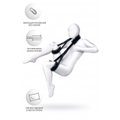 Черные кожаные стропы для фиксации Anonymo - ToyFa - купить с доставкой в Черкесске