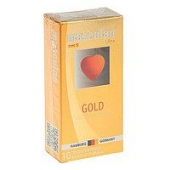 Презервативы Masculan Ultra Gold с золотым напылением и ароматом ванили - 10 шт. - Masculan - купить с доставкой в Черкесске
