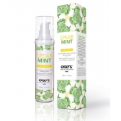 Разогревающее массажное масло Gourmet Spearmint Organic с органическими ингредиентами - 50 мл. - Exsens - купить с доставкой в Черкесске
