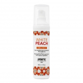 Разогревающее массажное масло Gourmet White Peach Organic с органическими ингредиентами - 50 мл. - Exsens - купить с доставкой в Черкесске