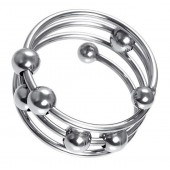 Большое металлическое кольцо под головку пениса - ToyFa - купить с доставкой в Черкесске