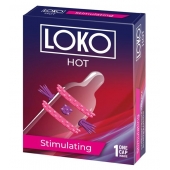 Стимулирующая насадка на пенис LOKO HOT с возбуждающим эффектом - Sitabella - в Черкесске купить с доставкой