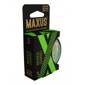 Презервативы в пластиковом кейсе MAXUS AIR Mixed - 3 шт. - Maxus - купить с доставкой в Черкесске