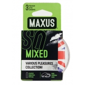 Презервативы в пластиковом кейсе MAXUS AIR Mixed - 3 шт. - Maxus - купить с доставкой в Черкесске