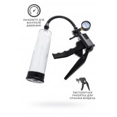 Прозрачная механическая помпа для пениса Viggo - Sexus - в Черкесске купить с доставкой