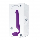 Лиловый безремневой страпон Queens M - Adrien Lastic - купить с доставкой в Черкесске